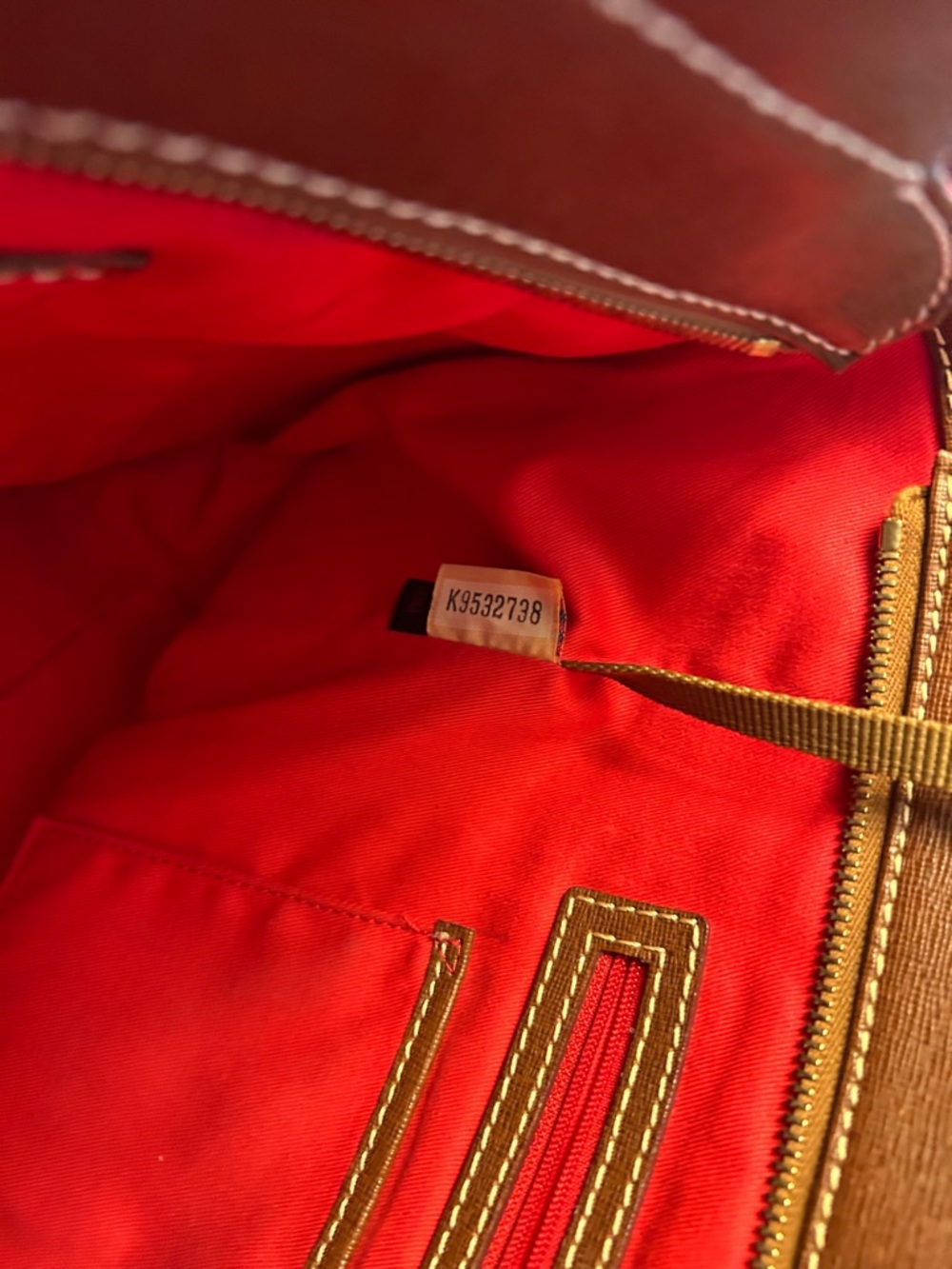 Dooney & Bourke Chestnut Brown Leather Tote - Picture 4 of 9